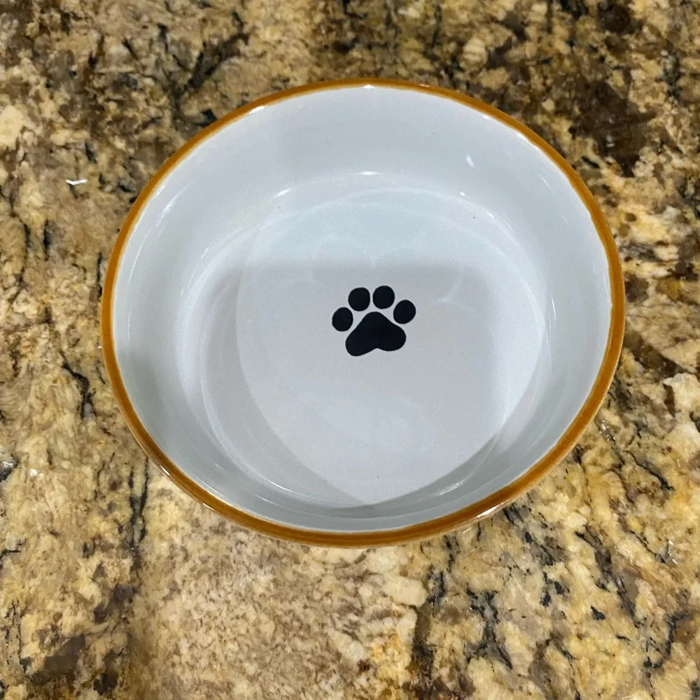 Spectrum Designz speckled 5” pet bowl - Charleston’s Dog Breed - Fabulou! NEW